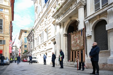 Genova, palazzo Tursi - osservato un minuto di silenzio in ricor