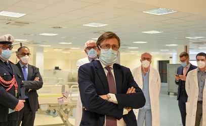 Genova, ospedale San Martino - visita di Pierpaolo Sileri, vice 