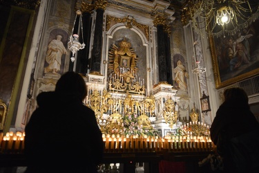 Genova - i riti per la pasqua - chiesa di Santa Marta, il sepolc
