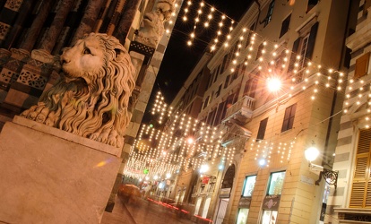 luci Natale via San Lorenzo