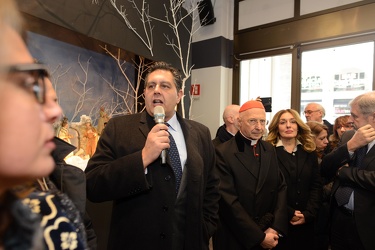 Genova, sala trasparenza - inaugurazione presepe natale 2017