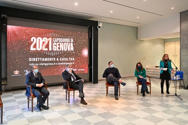 Genova, teatro Carlo Felice, foyer - conferenza stampa capodanno
