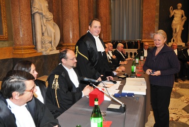 Genova - palazzo ducale, cerimonia ordine avvocati