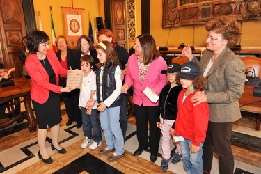 Genova - sala del consiglio provinciale - premiazione scuole eur