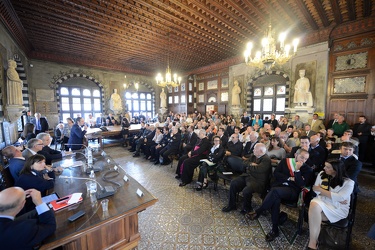 Genova, palazzo San Gorgio, sala del Capitano - consegna tradizi