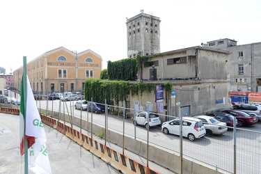 Genova - zona darsena e Ponte Parodi - uno dei progetti incompiu