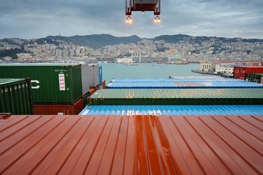 Genova - lavoro al terminal Sech