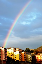 Genova - l'arcobaleno dopo la tempesta