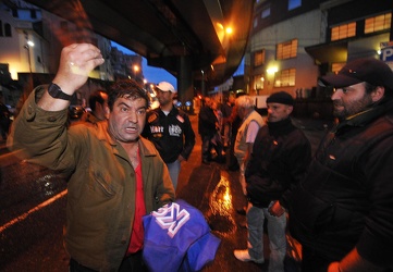 Genova - sciopero pescatori e blocco mercato pesce
