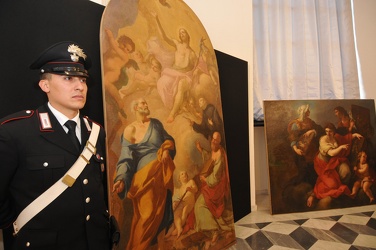 Genova - operazioni carabinieri opere d'arte