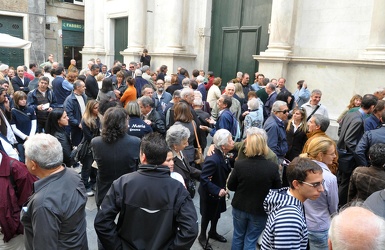 Genova - il funerale della storica ristoratrice Maria