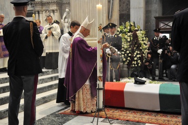 i funerali dell'agente di polizia Daniele Macciantelli