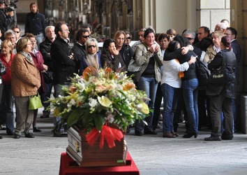 Genova - Staglieno - funerale operaio morto scarpino