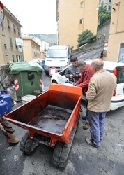 Genova - quartiere Lagaccio - incidente sul lavoro