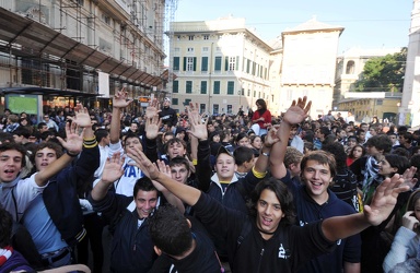 Genova - manifestazione contro riforma Gelmini