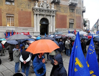 Genova - manifestazione lavoratori trasporto pubblico 