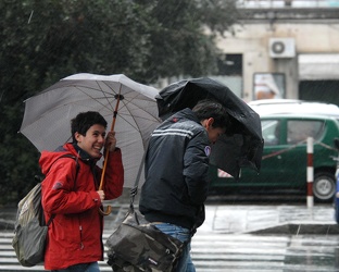 pioggia e basse temperature in Liguria