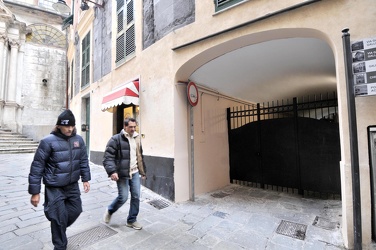 Genova - centro storico - installati tre nuovi cancelli