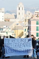 Genova - manifestazione commercianti centro