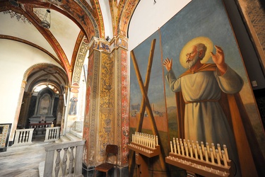 Genova - corso Italia - abbazia di San Giuliano con chiesa attig