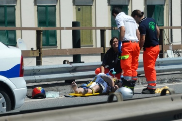Genova - sopraelevata - incidente mortale