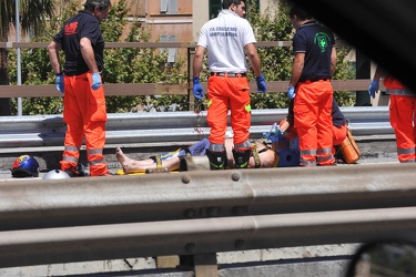 Genova - sopraelevata - incidente mortale
