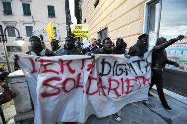 Genova - manifestazione anti-razzista