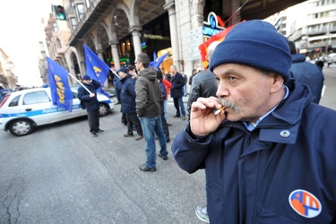 Genova - manifestazione lavoratori amt 