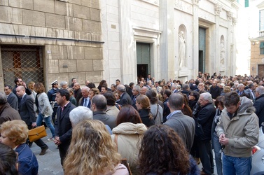 Genova - chiesa San Siro - funerale ragazza investita mentre fac
