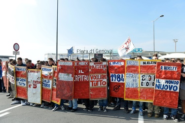 Genova - manifestazione studenti medi