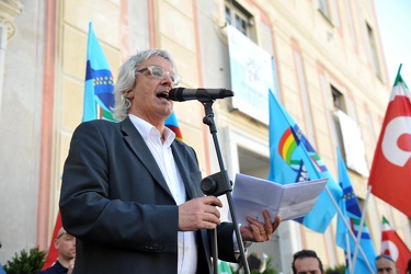 Genova - manifestazione contro il terrorismo