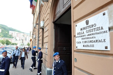 Genova - carcere Marassi - visita del ministro della giustizia P