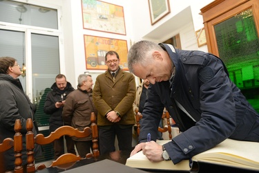 Genova - sindaco Doria in visita a Sampierdarena