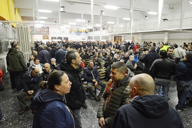 Genova - altra giornata di sciopero lavoratori amt - assemblea p