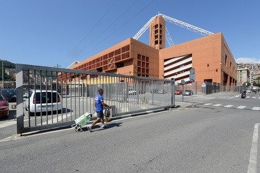 Genova - stadio Marassi - i nuovi cancelli 