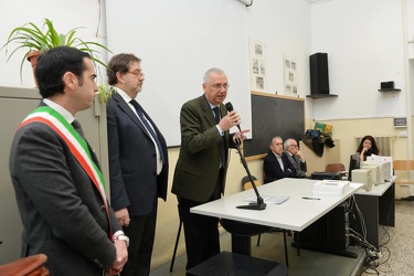 Genova - liceo Colombo - cerimonia in ricordo del partigiano Gio