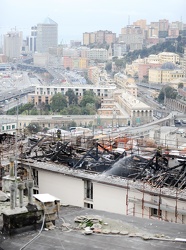 incendio ex caserma carabinieri