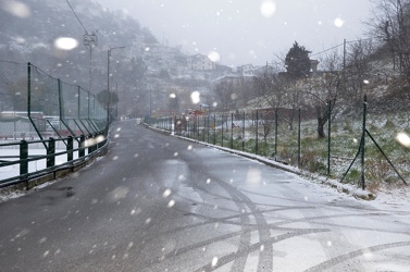 Genova - maltempo e allerta neve il giorno prima della tornata e