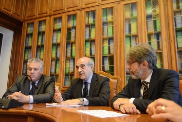 Genova - conferenza stampa in questura con il questore Massimo M