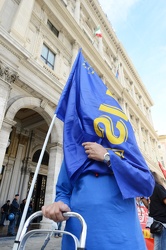 Genova - manifestazione lavoratori trasporto pubblico - il tratt