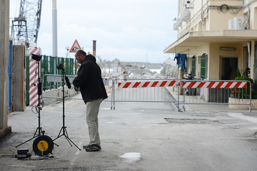Genova - molo Giano, una decina di giorni dopo la tragedia 
