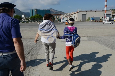 Genova, Aeroporto - l'arrivo di quattro bambini dal Congo