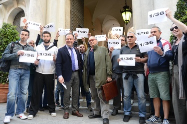 Genova - palazzo Tursi - incontro con sindacati teatro Carlo Fel