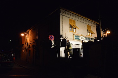 Genova, Staglieno - a fuoco il pub Lucille, intervento vigili de