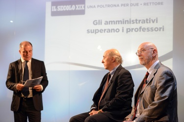 Genova - redazione xix studio televisivo - incontro tra candidat