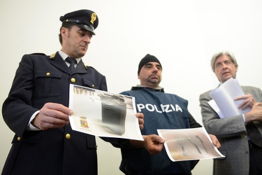 Genova, questura - conferenza stampa in seguito al delitto di Bo