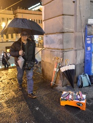 Genova, pioggia