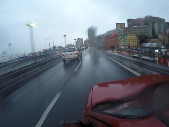Genova, pioggia