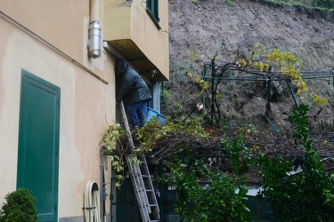 Genova, Voltri - maltempo intenso in via delle Fabbriche