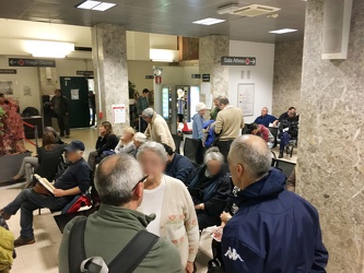 Genova - oridnario affollamento per il pronto soccorso 